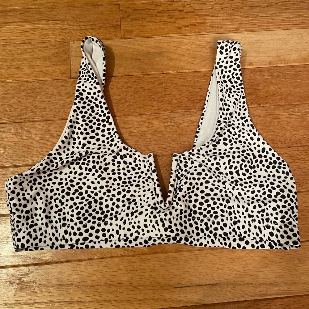 SHEIN spotted swimsuit top